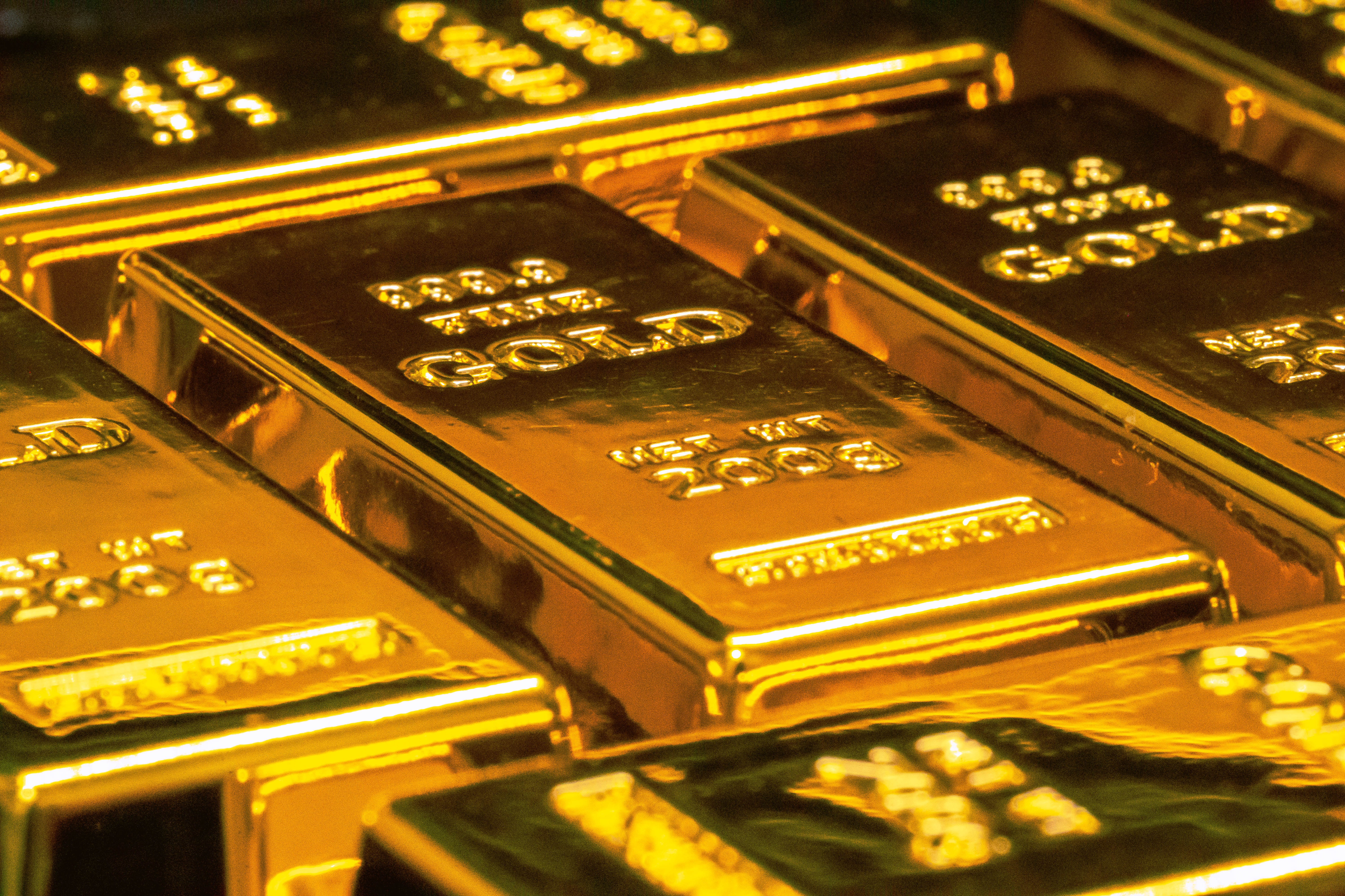 Gold bars - a popular investment, when the economy is troubled